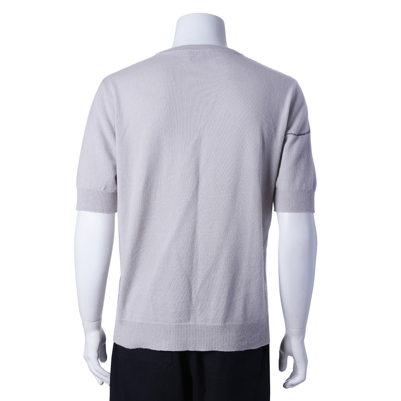 HERMES(USED)에르메스 캐시미어 반팔 니트 #S