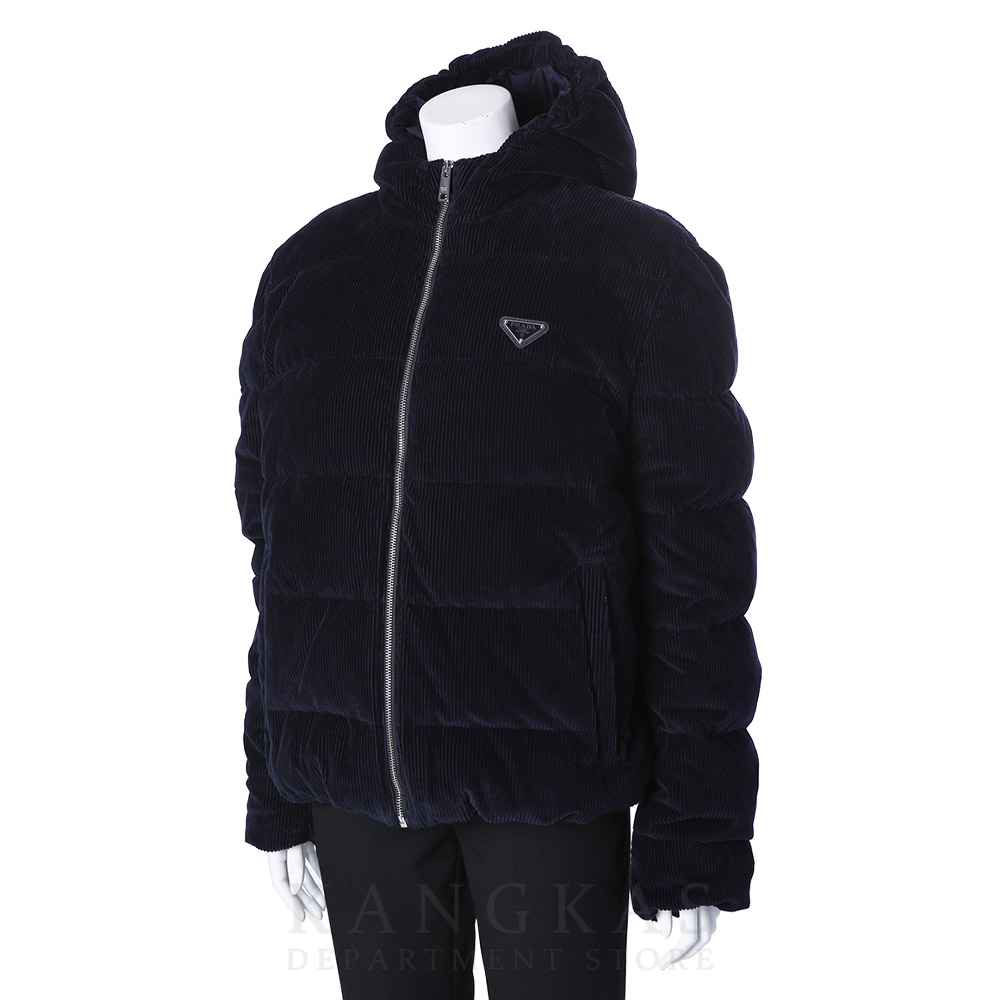 PRADA(USED)프라다 크롭 코듀로이 다운 재킷